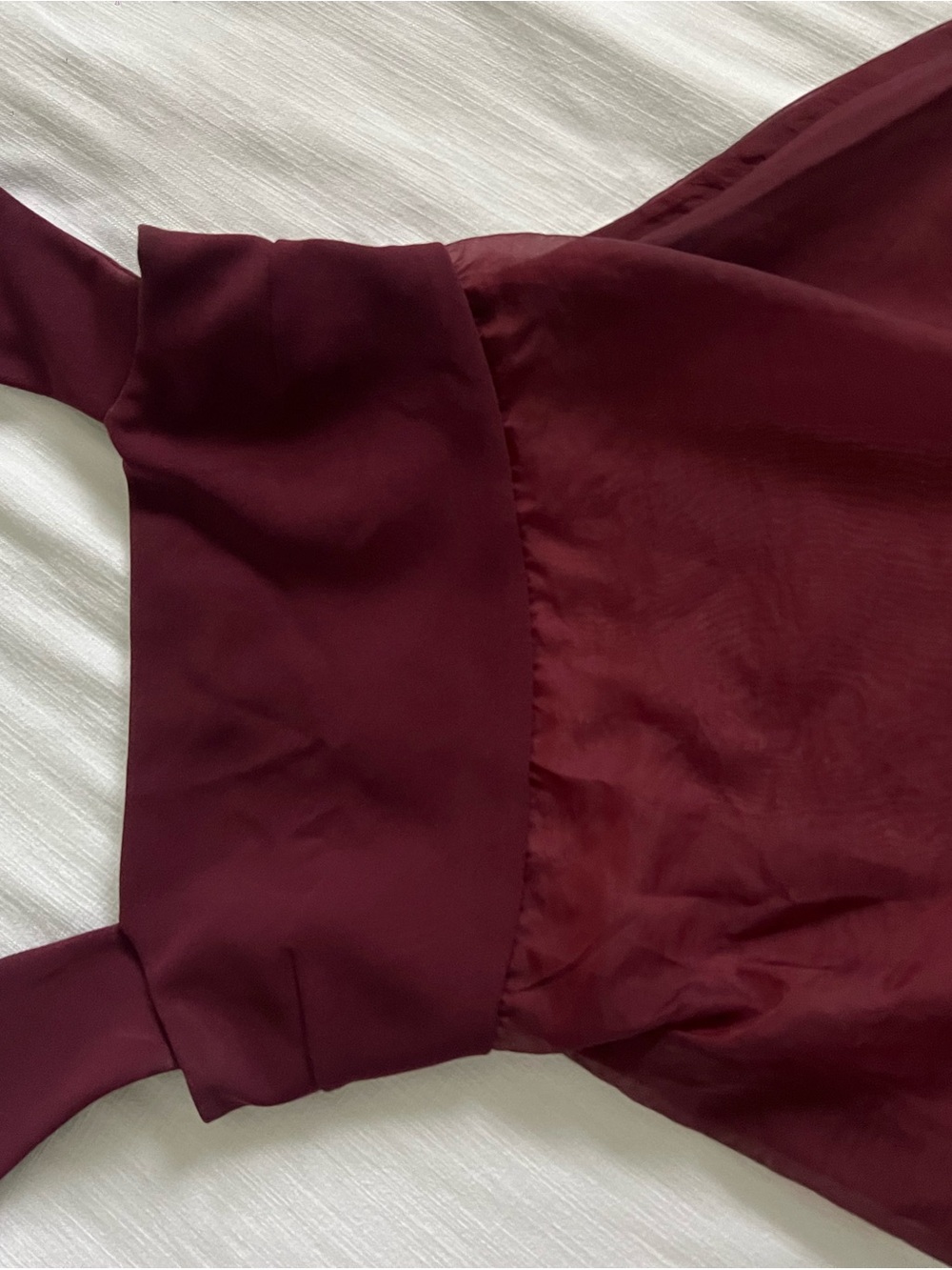Abercrombie & Fitch Wine Red Satin Camisole